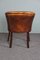 Vintage Brown Leather Armchair 4