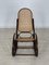 Sedia a dondolo vintage nello stile di Thonet, Immagine 4