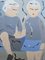 La coppia, anni '50, Olio su tela, Immagine 2