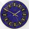 Modern German Blue Mosaic Wall Clock, 1950s 3