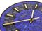 Modern German Blue Mosaic Wall Clock, 1950s, Image 6