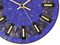 Modern German Blue Mosaic Wall Clock, 1950s, Image 13