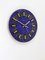 Modern German Blue Mosaic Wall Clock, 1950s 11