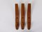 Danish Modern Wall Coat Hooks in Teak, 1950s, Set of 5 9