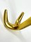 Hollywood Regency Golden Wall Coat Hook, 1970s, Image 15