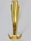 Hollywood Regency Golden Wall Coat Hook, 1970s, Image 4