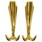 Hollywood Regency Golden Wall Coat Hook, 1970s, Image 1