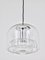 Mid-Century German Chromed Pendant with Glass Globe by Peill & Putzler, 1970, Image 4