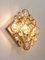 Vintage Sconces in Brass and Crystal by Gaetano Sciolari, 1970s, Set of 2 9