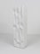 Large German White Op Art Vase in Porcelain by Martin Freyer for Rosenthal, 1960s 4