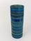 Große Rimini Vase aus blau glasierter Keramik von Aldo Londi Bitossi für Bitossi, 1950er 10