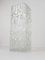 Large German Modern Ice Glass Vase from Peill & Putzler, 1970s 4