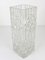 Large German Modern Ice Glass Vase from Peill & Putzler, 1970s, Image 10