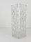 Large German Modern Ice Glass Vase from Peill & Putzler, 1970s 8