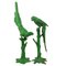 Large French Decorative Parrot Figurines in Bronze, 1970s, Set of 2, Image 1