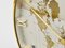 Orologio da tavolo grande Mid-Century in ottone, Germania, anni '60, Immagine 4