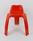 Orangefarbener französischer Stuhl aus Fiberglas von Patrick Gingembre für Paulus, 1970er 8