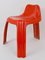 French Orange Fiberglass Chair by Patrick Gingembre for Paulus, 1970s 5