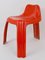 Orangefarbener französischer Stuhl aus Fiberglas von Patrick Gingembre für Paulus, 1970er 5