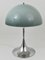 Panthella Table Lamp with Chrome Base and Grey Shade by Verner Panton for Louis Poulsen, 1970s 7