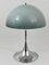 Panthella Table Lamp with Chrome Base and Grey Shade by Verner Panton for Louis Poulsen, 1970s, Image 7