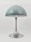 Panthella Table Lamp with Chrome Base and Grey Shade by Verner Panton for Louis Poulsen, 1970s, Image 8