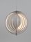 Danish White Op-Art Moon Lamp by Verner Panton for Louis Poulsen, 1960s 2
