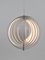 Danish White Op-Art Moon Lamp by Verner Panton for Louis Poulsen, 1960s, Image 2