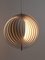 Danish White Op-Art Moon Lamp by Verner Panton for Louis Poulsen, 1960s 3