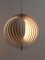 Danish White Op-Art Moon Lamp by Verner Panton for Louis Poulsen, 1960s, Image 3