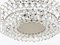Large Austrian Nickel Chandelier with Diamond-Shaped Crystals from Bakalowits & Söhne, 1960s 8