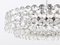 Large Austrian Nickel Chandelier with Diamond-Shaped Crystals from Bakalowits & Söhne, 1960s 7