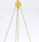 Lámpara de araña austriaca de latón de Rupert Nikoll, años 50, Imagen 2