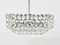 Large Austrian Square Chandelier with Diamond-Shaped Crystals from Bakalowits & Söhne, 1950s 9
