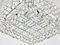 Lampadario grande quadrato con cristalli a forma di diamante di Bakalowits & Söhne, Austria, anni '50, Immagine 16