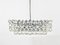 Large Austrian Square Chandelier with Diamond-Shaped Crystals from Bakalowits & Söhne, 1950s 11