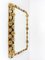 Large German Palwa Illuminated Flower Wall Mirror in Gilt Brass and Crystals, 1970 6