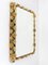 Large German Palwa Illuminated Flower Wall Mirror in Gilt Brass and Crystals, 1970, Image 5