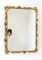 Large German Palwa Illuminated Flower Wall Mirror in Gilt Brass and Crystals, 1970 3