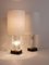 Austrian Ice Glass Table Lamps by J. T. Kalmar for Kalmar, 1950s, Set of 2 3