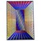 Large Geometric 3D Op-Art Rug Attributed to Victor Vasarely, Germany, 1970s 1