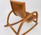 Sedia a dondolo da bambino Bauhaus in legno curvato, Germania, anni '50, Immagine 20