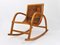 Sedia a dondolo da bambino Bauhaus in legno curvato, Germania, anni '50, Immagine 13