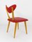 Mid-Century Austrian Red Heart Children's Chair, 1950s, Image 9