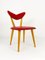 Mid-Century Austrian Red Heart Children's Chair, 1950s, Image 10