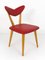 Mid-Century Austrian Red Heart Children's Chair, 1950s 4