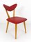 Mid-Century Austrian Red Heart Children's Chair, 1950s, Image 4