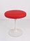 English Red and White Tulip Base Stool by Maurice Burke for Arkana, 1960s 4
