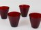 Mid-Century Drinking Glasses by Kaj Franck for Nuutajarvi Nottsjo Finland, 1950s, Set of 4 6