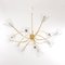 Large Austrian Chandelier in Brass and Crystals by Emil Stejnar for Rupert Nikoll, 1950s 10